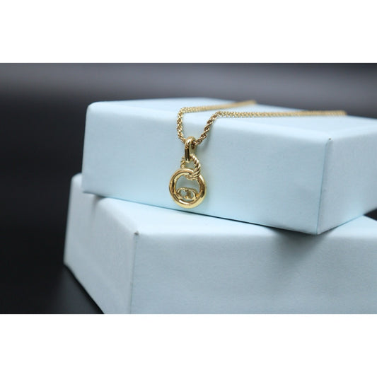 Very Good ( Rank A) | Dior CD Necklace Gold Plated |V25070308