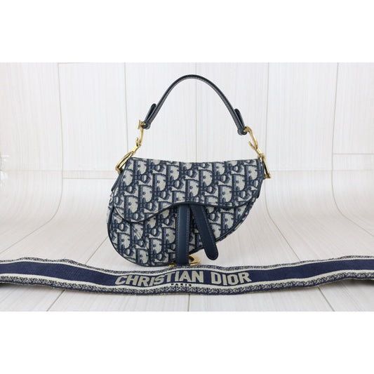 Very Good ( Rank A)|Dior Trotter Saddle Shoulder Bag Mini |B25030108