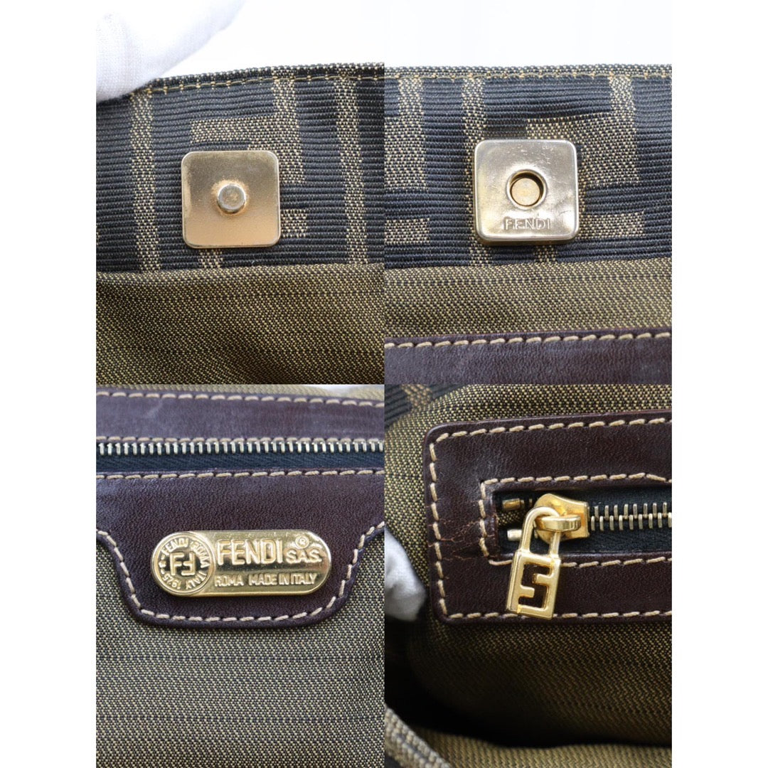 Very Good ( Rank A) | FENDI Zucca Mamma HandBag |24022803