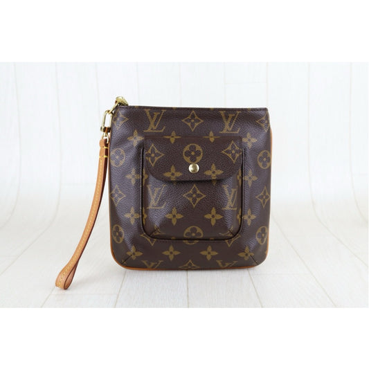 Good ( Rank AB)| LV Monogram Partition Pouch |S24121001