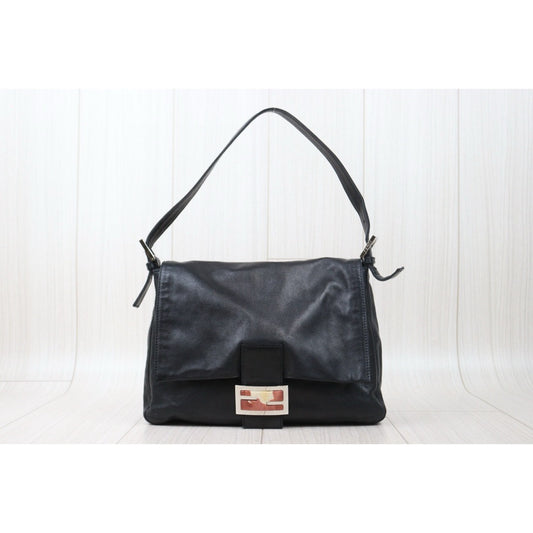 Good ( Rank AB)| FENDI Lamb Skin Baguette Shoulder Bag |Q24110733