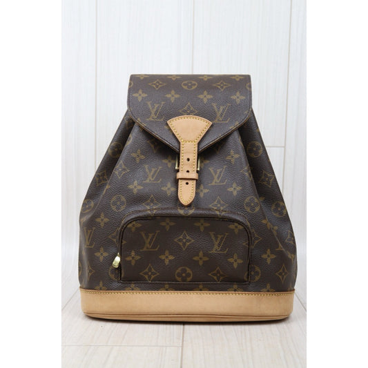 Good ( Rank AB)| LV Monogram Montsouris MM Backpack|24111217