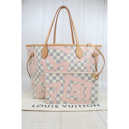 Very Good ( Rank A)| LV Azul Neverful MM Shoulder Bag Limited Edition|P25101305