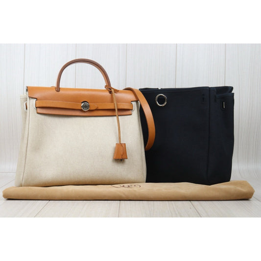 Good ( Rank AB)| HERMES Herbag PM □E Shoulder Bag Made In 2001Year|24102418