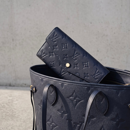 Include Entrupy Certificate of Authenticity|Good ( Rank AB)|Louis Vuitton Monogram Empreinte Long Style Wallet|S26083019