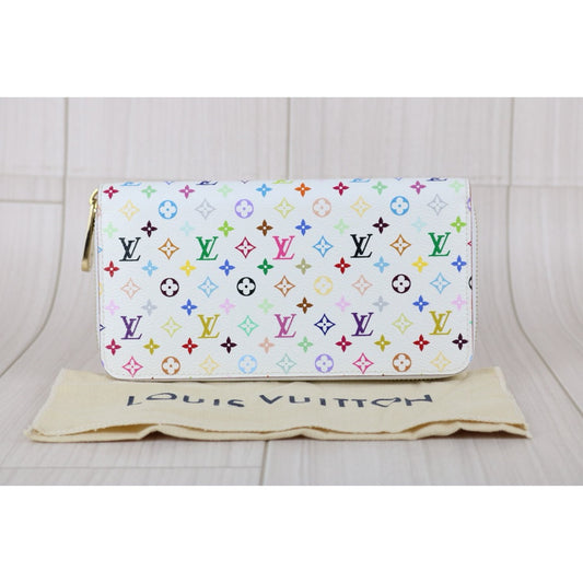 Excellent(Rank SA)| LV Multi Monogram Long Wallet White|X24111203