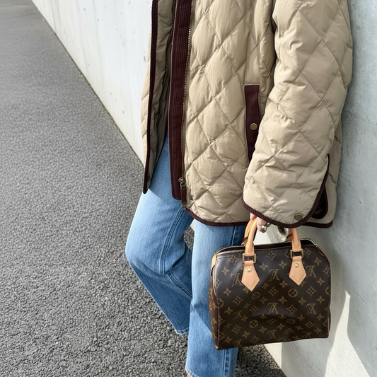 Include Entrupy Certificate of Authenticity|Good ( Rank AB)| Louis Vuitton Monogram Speedy 25 Hand Bag |S26031001