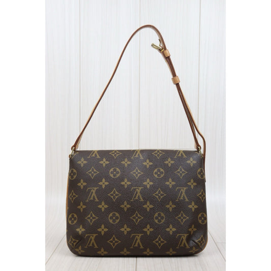 Include Entrupy Certificate of Authenticity|Good ( Rank AB)| Louis Vuitton Monogram Musette Tango Shoulder Bag|25122514