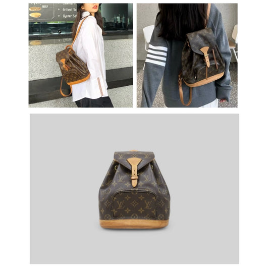 Good ( Rank AB)| LV Monogram Montsouris PM Backpack|S25033012