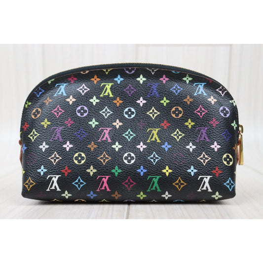 Good ( Rank AB)|LV Monogram Multicolor PM Pochette Cosmetics|V25012113