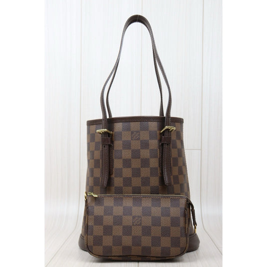 Very Good ( Rank A)|LV Damier Male Handbag With Pouch|V25010601
