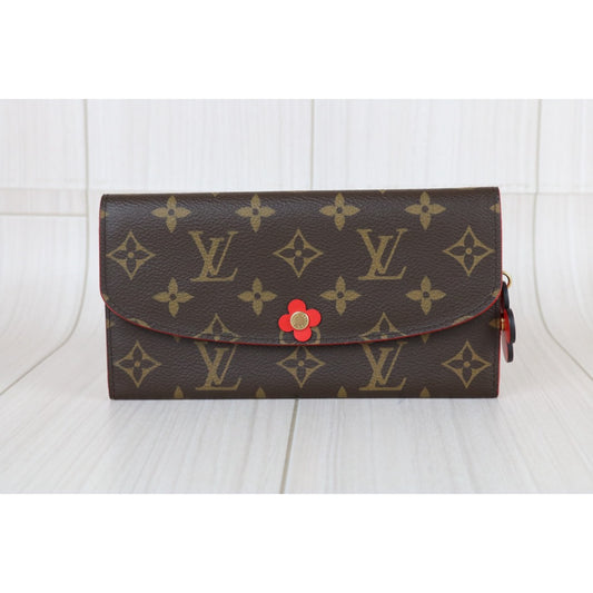 Very Good ( Rank A)| LV Monogram Emilie Long Style Wallet |S25051506