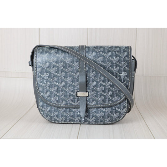Very Good ( Rank A) | Goyard Belvedere Shoulder Bag Grey|B24111202