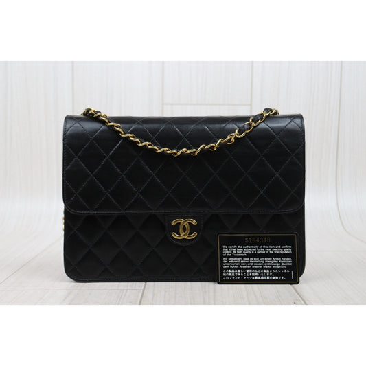Very Good ( Rank A)| CHANEL Lamb Skin Chain CF 25 Shoulder Bag Made in 1997-1999Year |24071901
