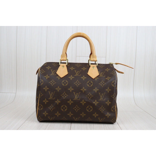 Rank A | LV Monogram Speedy 25 Handbag|23112317