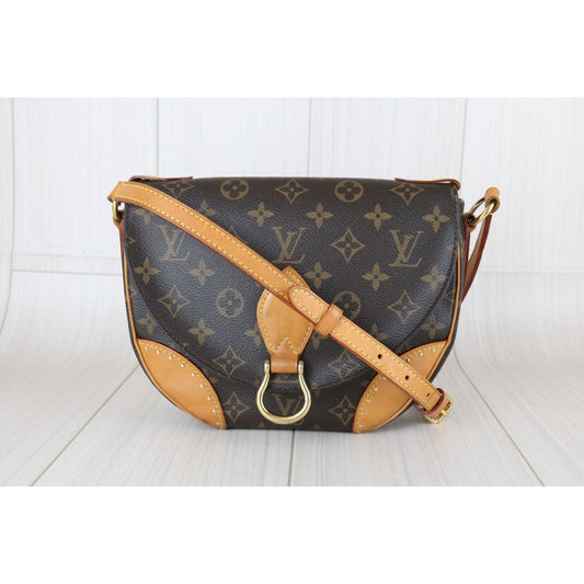 Good ( Rank AB)| LV Monogram Saint Cloud Rivet Shoulder Bag No Tassel|X25062201