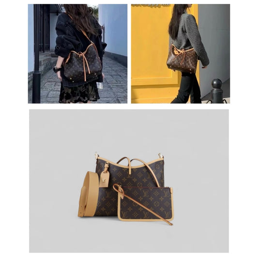 Excellent(Rank SA)| LV Monogram Carry all PM Shoulder Bag IC Chips Model|H25042301