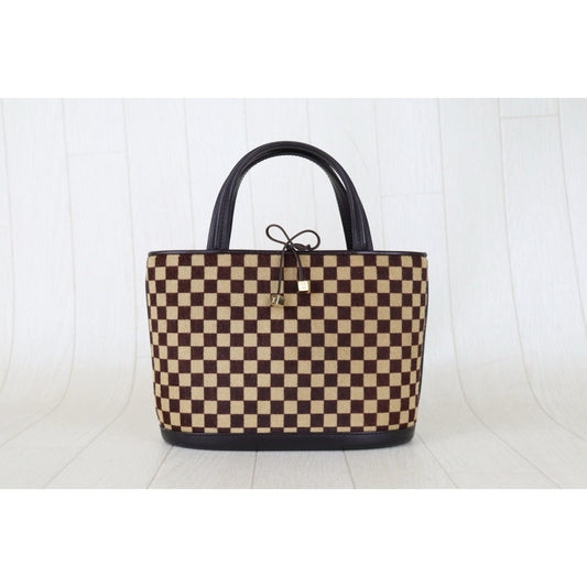 Good ( Rank AB)| LV Gazelle Damier Vavin Tote Handbag Brown |H25112804