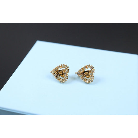 Very Good ( Rank A)| Dior CD Earring Gold Plated|24072509