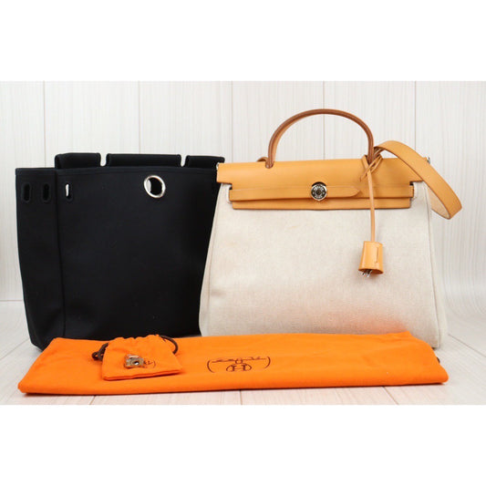 Rank A | HERMES Herbag PM PM □G Shoulder Bag |24011804