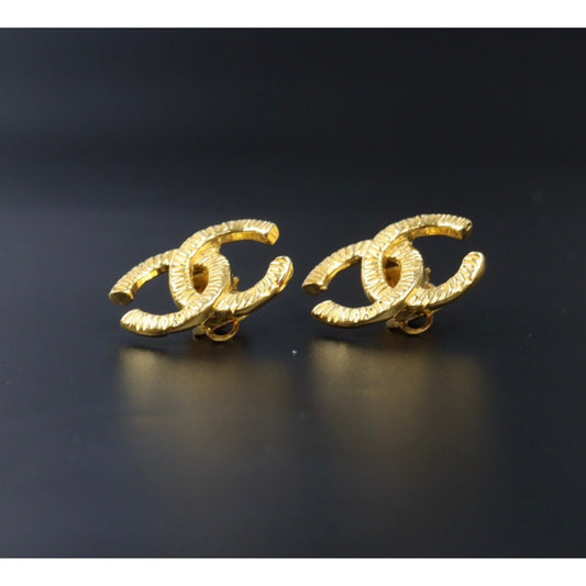 Rank A |CHANEL Vintage Earrings |24042513