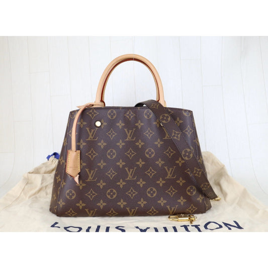Very Good ( Rank A)| LV Monogram Montaigne Hand Bag Shoulder Bag MM|S25112003
