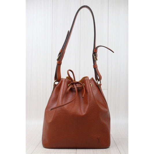 Rank AB | LV Epi Shoulder Bag Brown|24061102