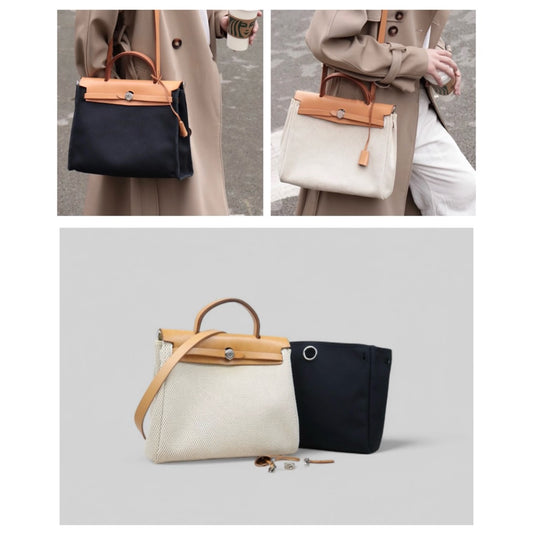 Good ( Rank AB)| HERMES Herbag PM □G Shoulder Bag Made In 2003 Year|25030603