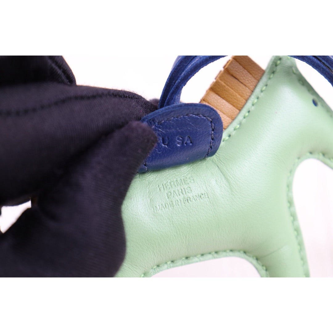 Excellent(Rank SA)| HERMES Rodeo PM Bag Charm Green|H25081806