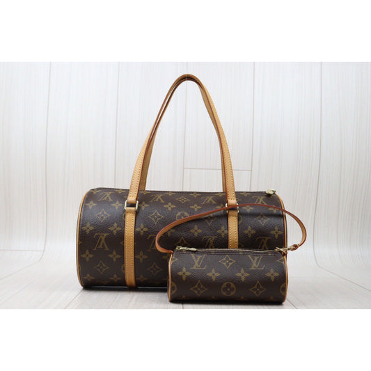 Rank A | LV Monogram Papillon 30 Handbag |24061105