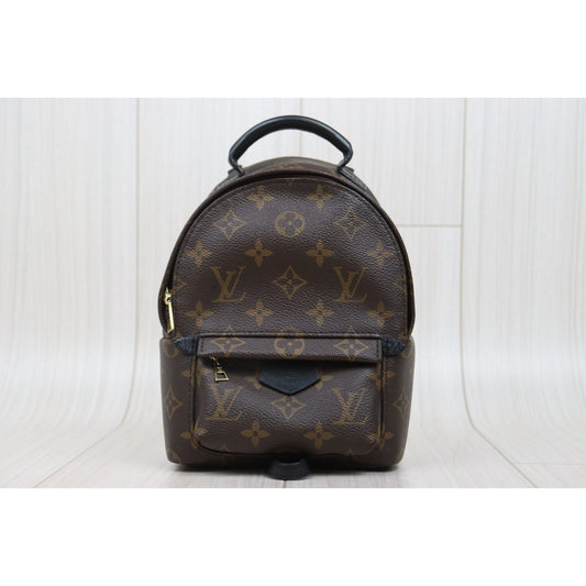 Very Good ( Rank A) | LV Monogram Coated Canvas Mini Palm Springs Backpack|S25071008