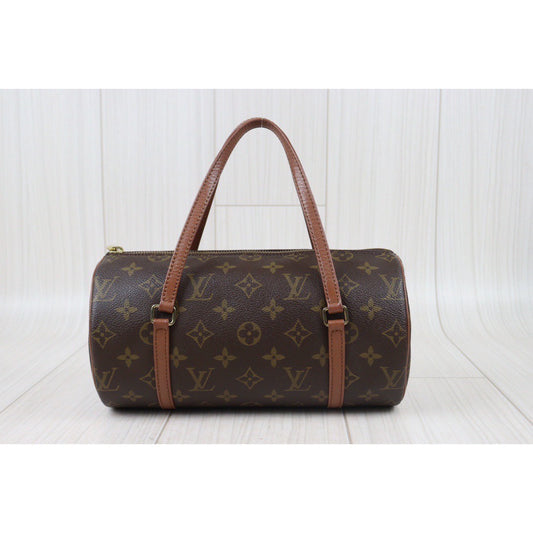 Rank AB | LV Monogram Papillon 26 Handbag |V24071511