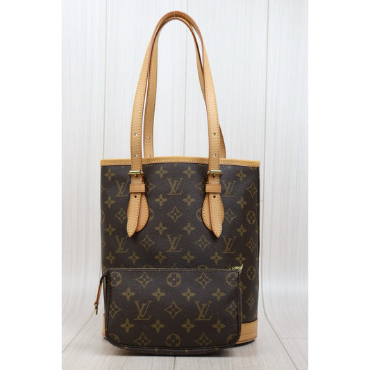 Very Good ( Rank A)| LV Monogram Petit Bucket PM Tote Bag |25103003