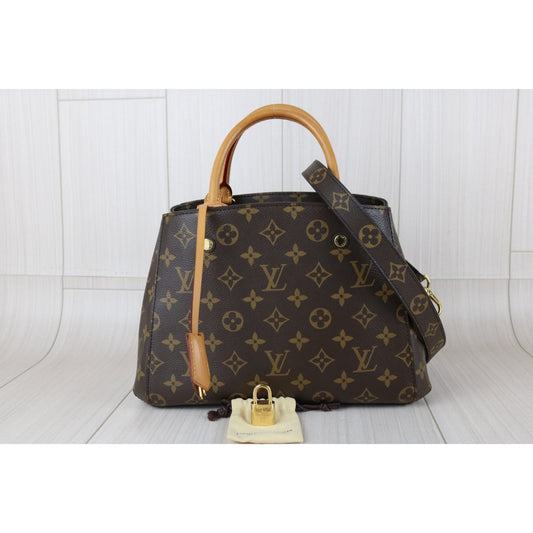 Good ( Rank AB)|LV Monogram Montaigne BB Hand Bag Shoulder Bag|X26022403