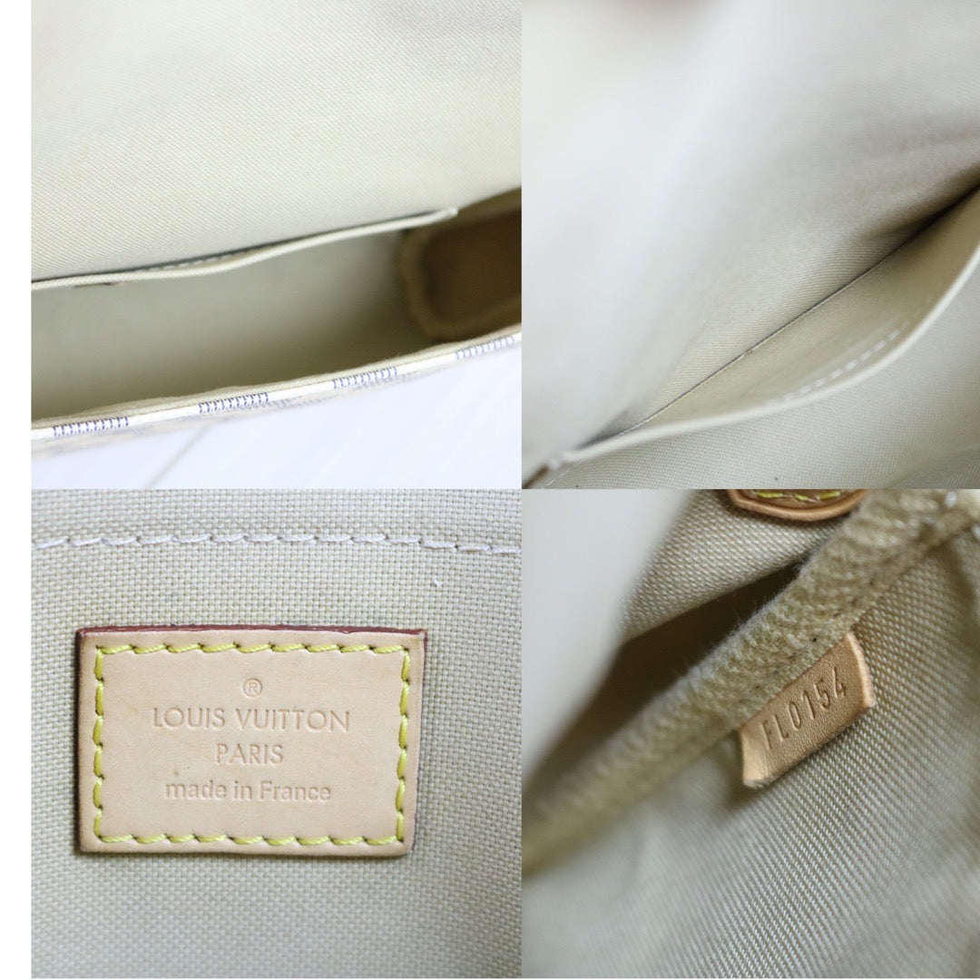 Rank A | Louis Vuitton Damier Azur Favorite MM Shoulder Bag|S24040205