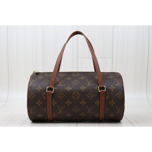 Rank A | LV Monogram Papillon 26 Handbag |V24050615
