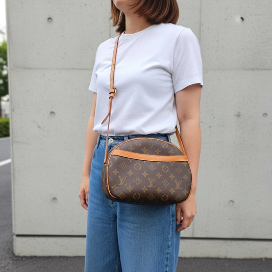 Include Entrupy Certificate of Authenticity|Good ( Rank AB)|Louis Vuitton Monogram Blower Shoulder Bag|26042003