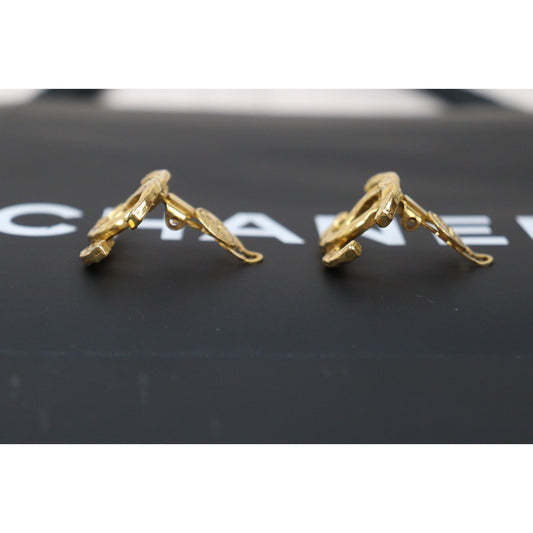 Very Good ( Rank A) |CHANEL COCO Earrings 18k Gold Plated |24061104