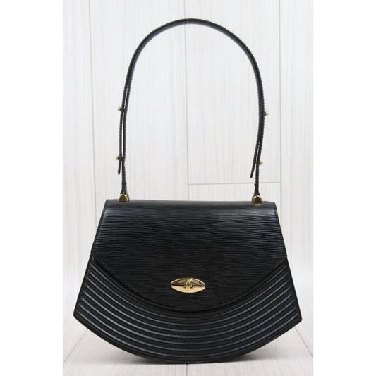 Very Good ( Rank A)|LV Epi Tilsitt Shoulder bag Black|25020603