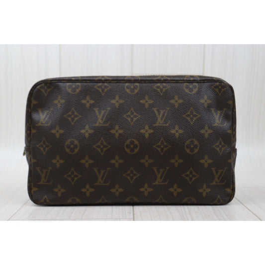 Rank AB | LV Truth Toilet 28 Monogram Makeup Pouch|Q24040427