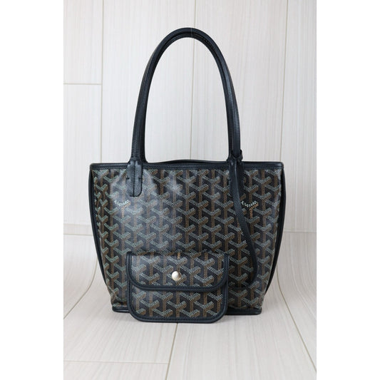 Good ( Rank AB)| Goyard Mini Tote Bag Black|B24111205