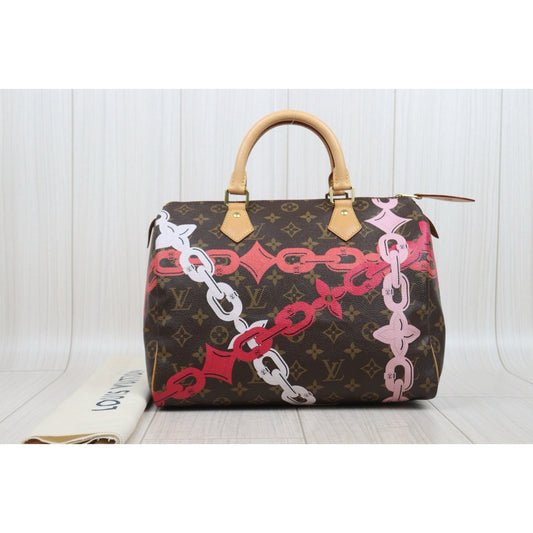 Good ( Rank AB) | LV Monogram Graffiti Speedy 30 Hand Bag Show Limited edition|P25082709