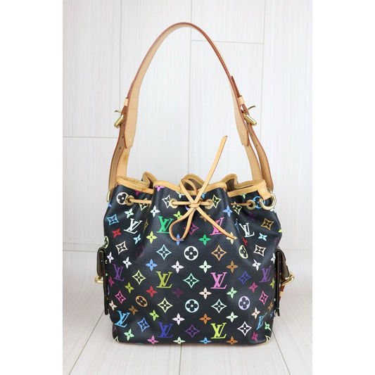 Good ( Rank AB)| LV Monogram Multicolor Petit Noe Bronze Shoulder Bag |S25082501