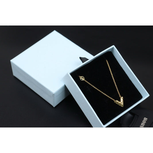 Very Good ( Rank A) | LV Collier Essential V Necklace |25013103
