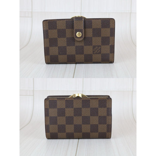 Include Entrupy Certificate of Authenticity|Very Good ( Rank A)| Louis Vuitton Damier Wallet |X25042804