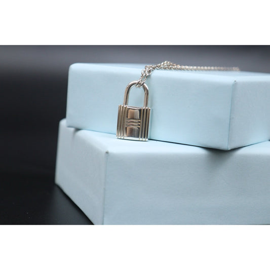 Include Authentic Detective Certificate of Authenticity|Very Good ( Rank A) | HERMES O'kelly Necklace 925 Silver|V25070307