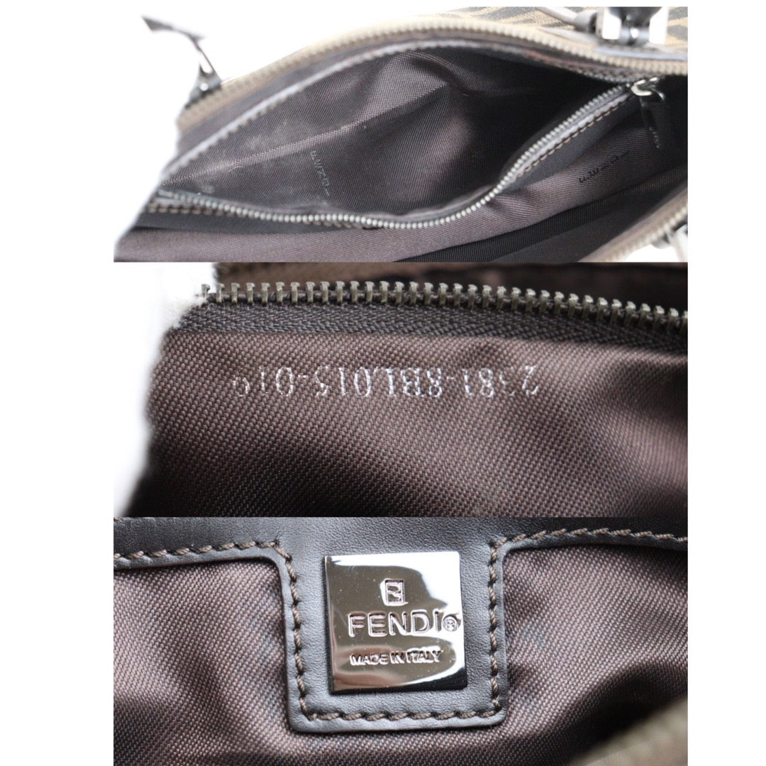 Rank A | FENDI Zucca Handbag |23121105
