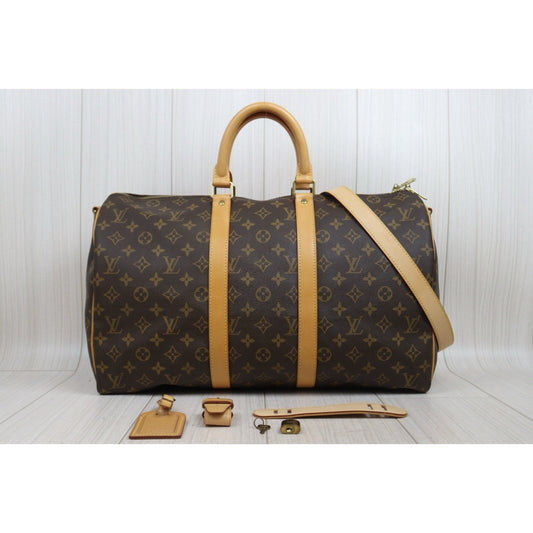 Good ( Rank AB) | LV Monogram Keepall Bandouliere 45 With Shoulderstrap|25090901
