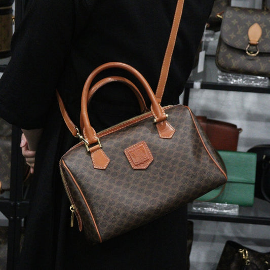 Rank AB | CELINE Macadam Poston 25 Bag Shoulder Bag |23122412