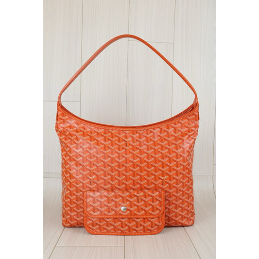 Very Good ( Rank A) | Goyard Boheme Hobo Shoulder Bag Orange|B24121304